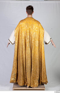  Photos Medieval Monk in yellow suit 1 Medieval clothing a poses medieval monk white shirt whole body 0003.jpg